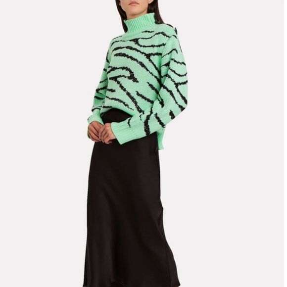 Olivia RubinLyla Sequin-Embellished Zebra Sweater - Picture 1 of 5